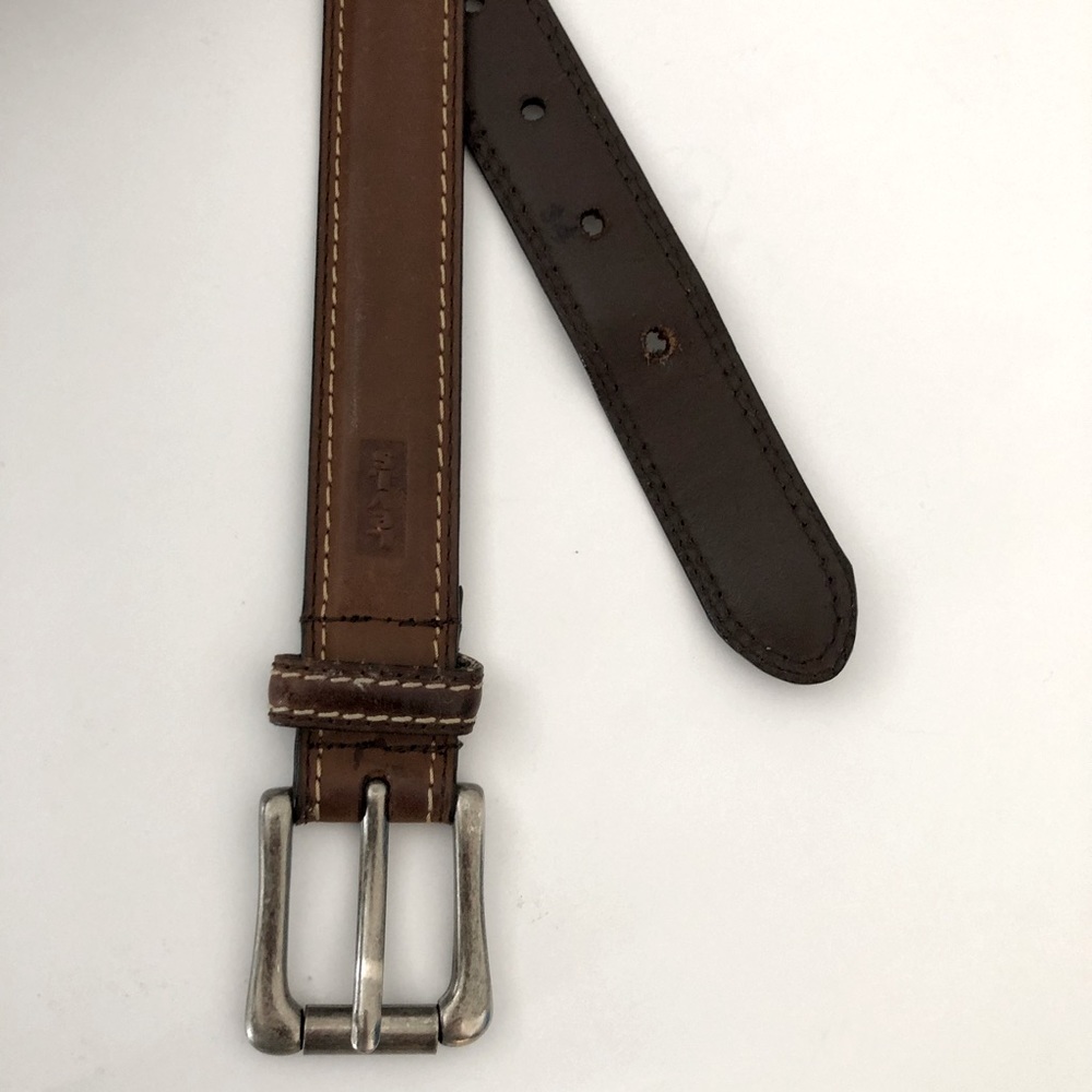 Levi’s Vintage Brown Leather Belt - Picture 3 of 6
